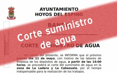 Corte Suministro de Agua