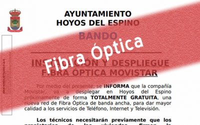 Instalación y despliegue fibra óptica Movistar
