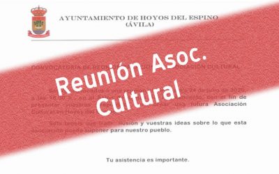 Reunión Asoc. Cultural