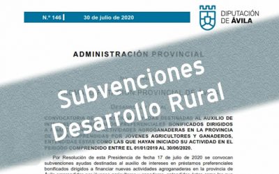 Subvenciones Desarrollo Rural