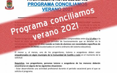 Programa conciliamos verano 2021