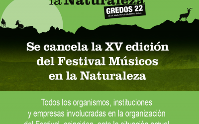 Se cancela la XV Edición del Festival Músicos en la Naturaleza