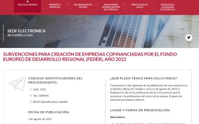 Subvenciones para la creación de empresas