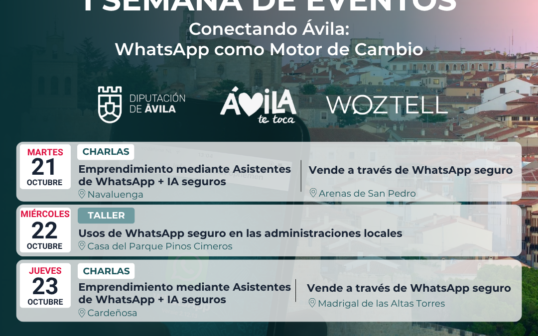 Charlas Turismo Diputación «Creación de asistentes en Whatsapp para potenciar tu negocio»